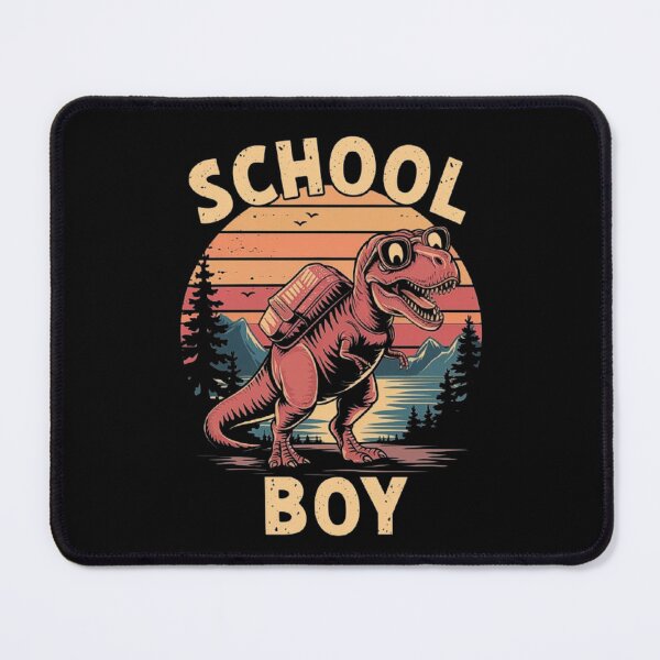 Item preview, Cool Dinosaur with Backpack for School Kids designed and sold by love3617.