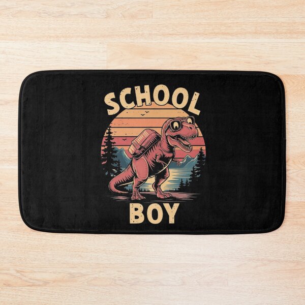 Item preview, Cool Dinosaur with Backpack for School Kids designed and sold by love3617.