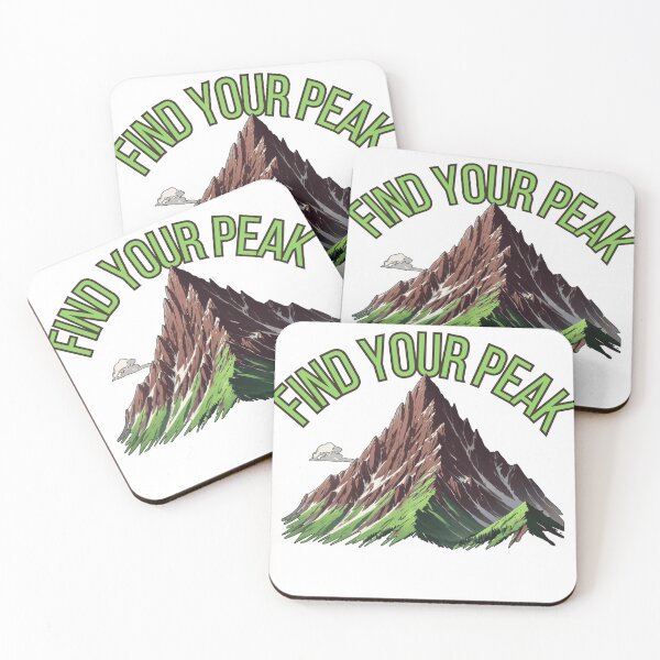 Item preview, Find Your Peak Motivational Mountain Adventure Design designed and sold by kylmllr101684.