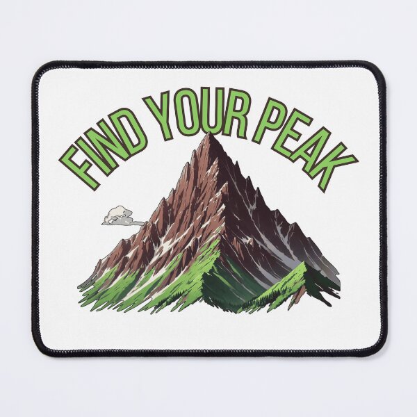 Item preview, Find Your Peak Motivational Mountain Adventure Design designed and sold by kylmllr101684.