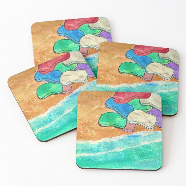 Item preview, Mixed media art, sea glass Yirrkala Beach, NT designed and sold by WildLadyWood.