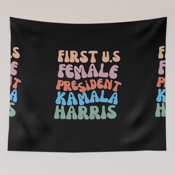 Item preview, Kamala Harris - First Female US President - Retro style designed and sold by Reichcorp.
