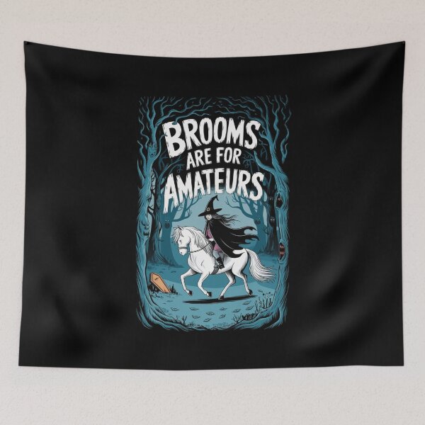 Item preview, Brooms Are For Amateurs Witch Equestrian designed and sold by Redgiant87x.