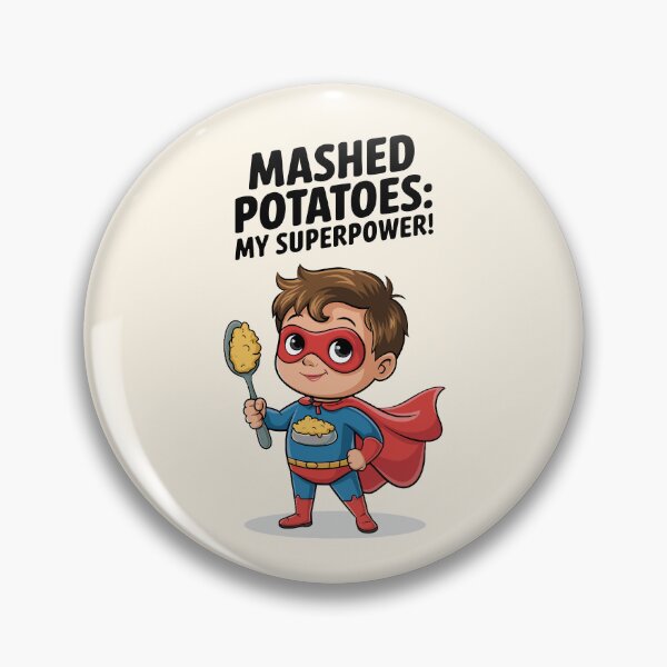 Item preview, Mashed Potatoes: My Superpower! Design designed and sold by MolonasDesigns.