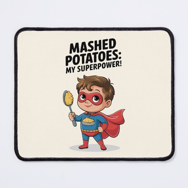 Item preview, Mashed Potatoes: My Superpower! Design designed and sold by MolonasDesigns.