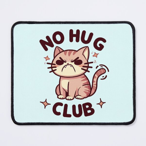 Item preview, No hug club designed and sold by Vkinsify.