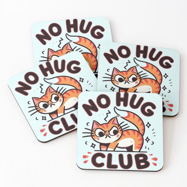 Item preview, No hug club designed and sold by Vkinsify.