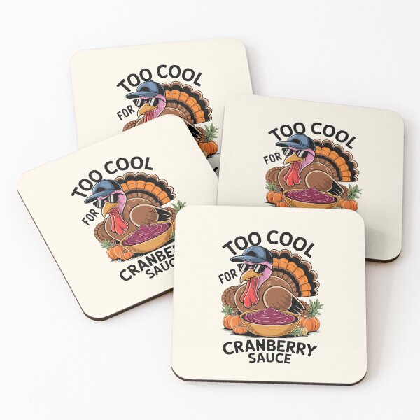 Item preview, Too Cool for Cranberry Sauce Thanksgiving Art designed and sold by MolonasDesigns.