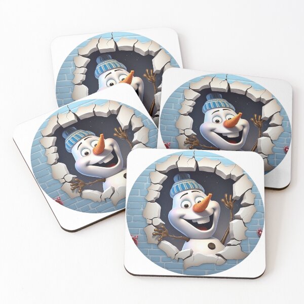 Item preview, Playful Snowman Cracking Through Winter Wall Art designed and sold by CultDigHoriz.
