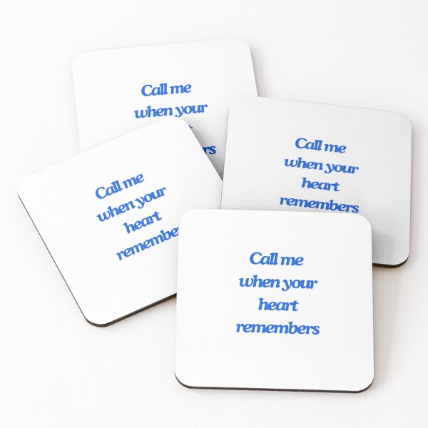 Item preview, Call me when your heart remembers designed and sold by Burkae.