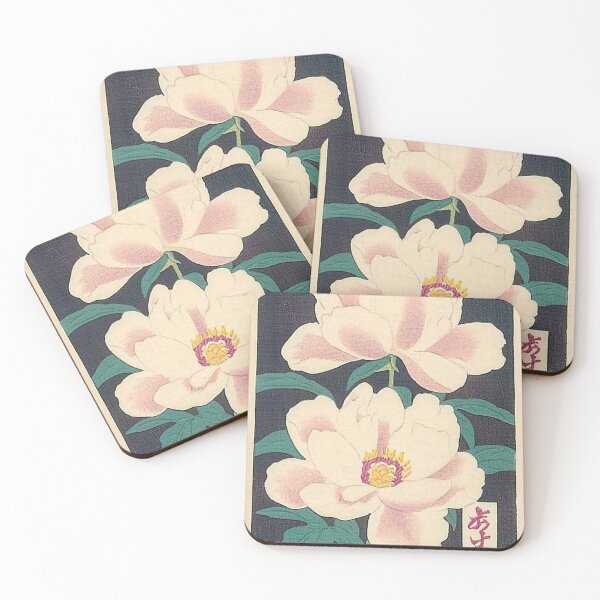 Item preview, Abstract White Peonies designed and sold by Sketch-Shack.