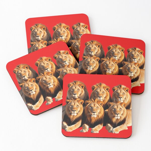 Item preview, grupo de leones designed and sold by Elegacy77.