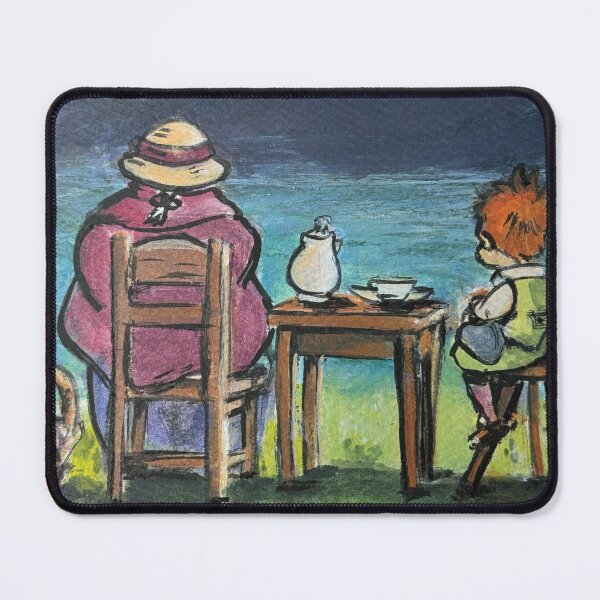 Item preview, Pintura de Howl con vista al lago designed and sold by Ryebreadart.