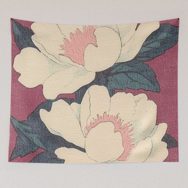 Item preview, Abstract White Peonies designed and sold by Sketch-Shack.