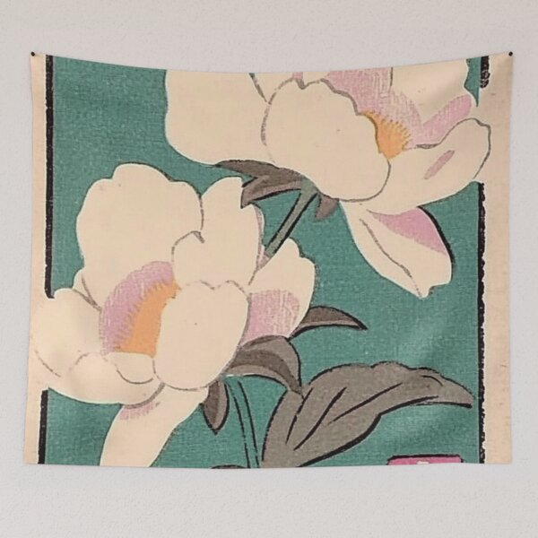 Item preview, Abstract White Peonies designed and sold by Sketch-Shack.