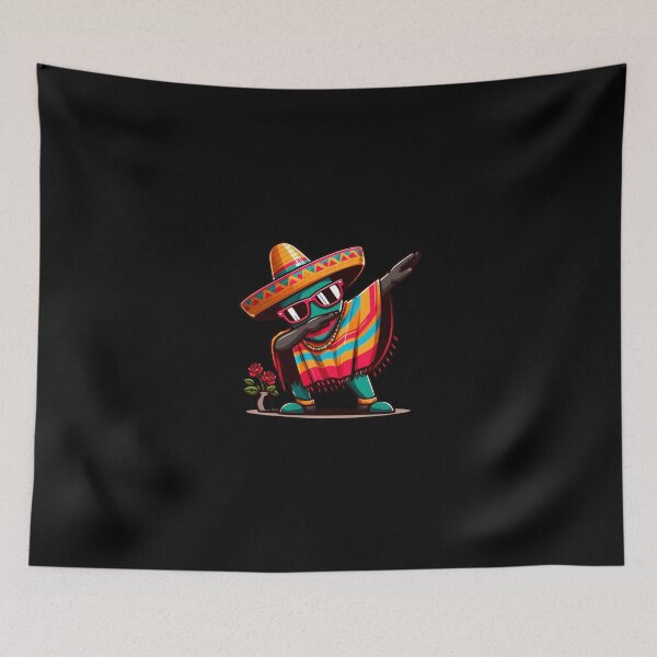 Item preview, Dabbing Mexican Poncho Cinco De Mayo designed and sold by Isabella ✔️ ✔️.
