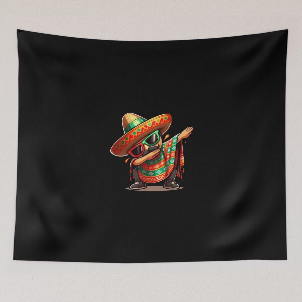Item preview, Dabbing Mexican Poncho Cinco De Mayo designed and sold by Isabella ✔️ ✔️.