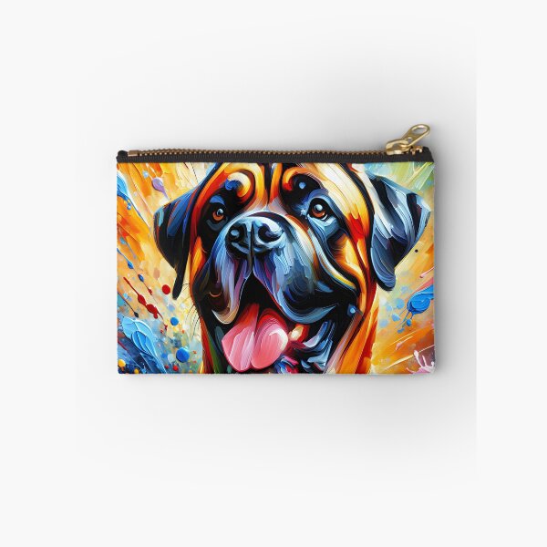 Item preview, Impresión artística acrílica de perro Boerboel, retrato de mascota, regalos para amantes de los perros designed and sold by Puppy Puzzles Plus.