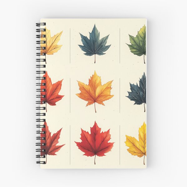 Item preview, A design of nine maple leaves in various autumnal colors. designed and sold by HEMRO.
