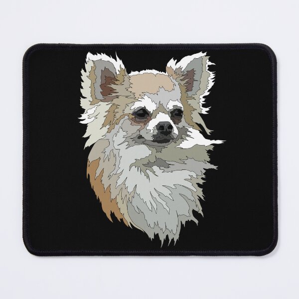 Item preview, Long Haired Chihuahua Dog designed and sold by Just-Arts-4U.