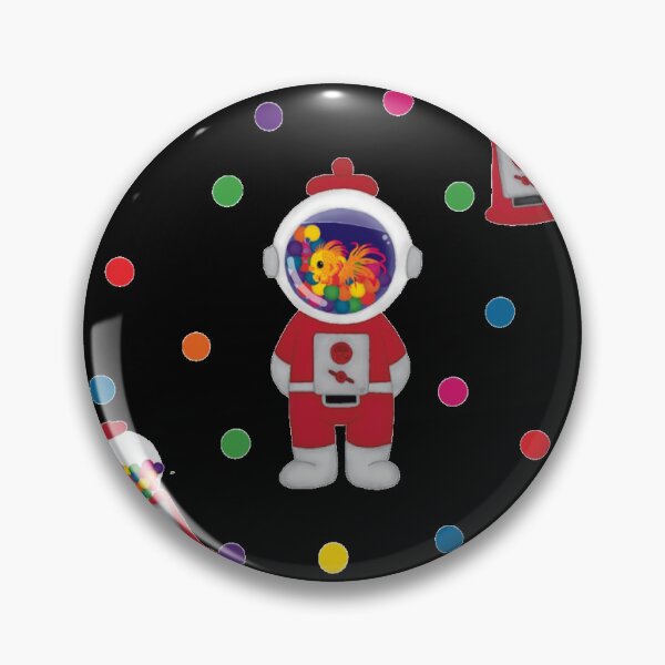 Item preview, Fish the Astronaut  Gumball Party in the Dark designed and sold by ChaosAndLace.