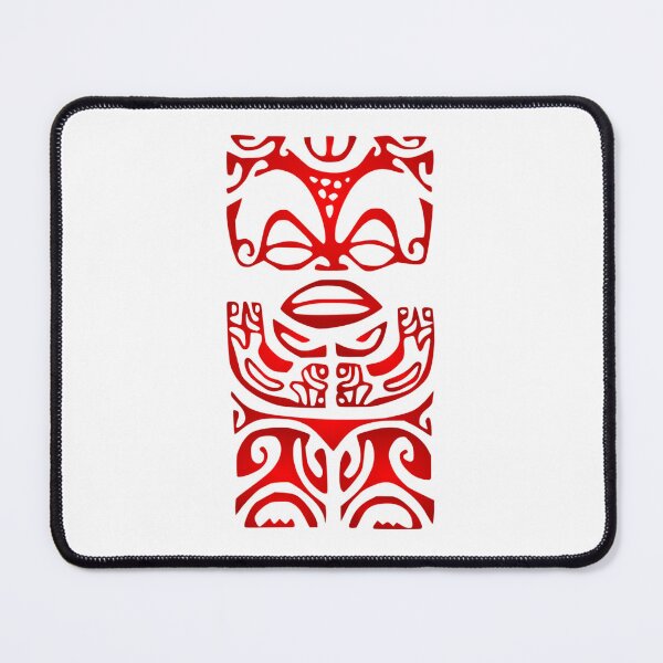Item preview, Tiki Kane (red) designed and sold by Nesian-Tahiti.