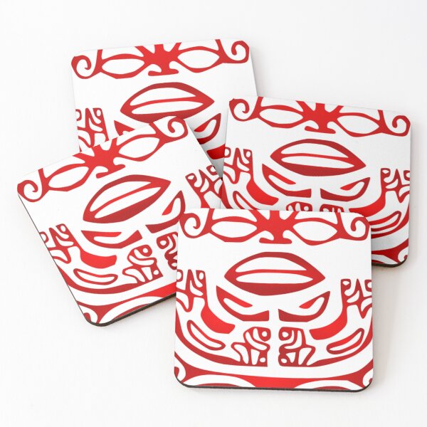 Item preview, Tiki Kane (red) designed and sold by Nesian-Tahiti.