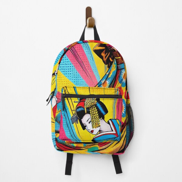 Item preview, Pop Art Geisha Baseball Swing – Vibrant Japanese Art designed and sold by SakuraJapanArt.