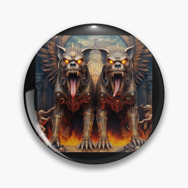 Item preview, Hounds Guarding the Gates of Hell designed and sold by Halifaxartguy.