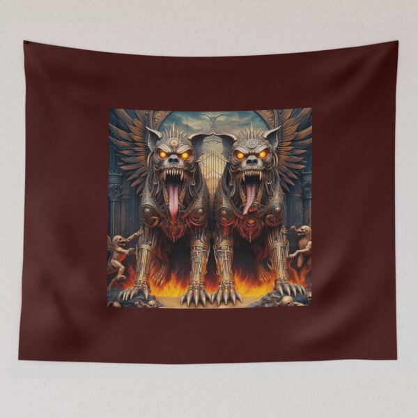 Item preview, Hounds Guarding the Gates of Hell designed and sold by Halifaxartguy.