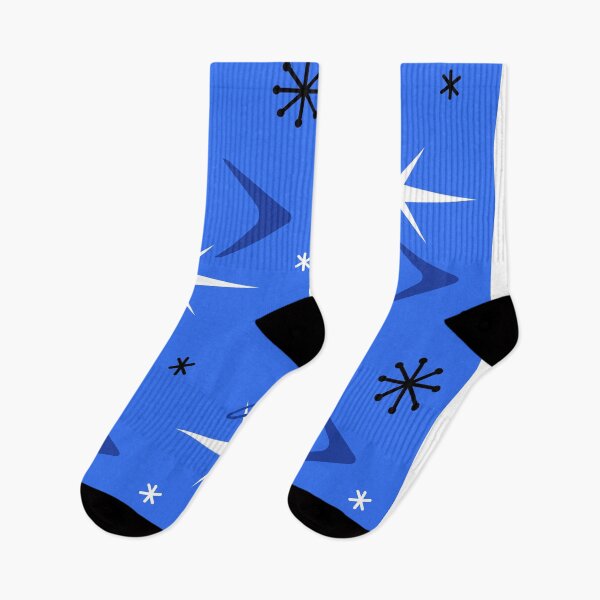 Item preview, 1950s Retro Art Boomerangs True Blue designed and sold by thepixelgarden.