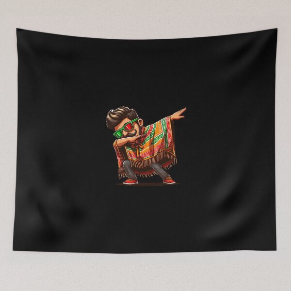 Item preview, Dabbing Mexican Poncho Cinco De Mayo designed and sold by Isabella ✔️ ✔️.
