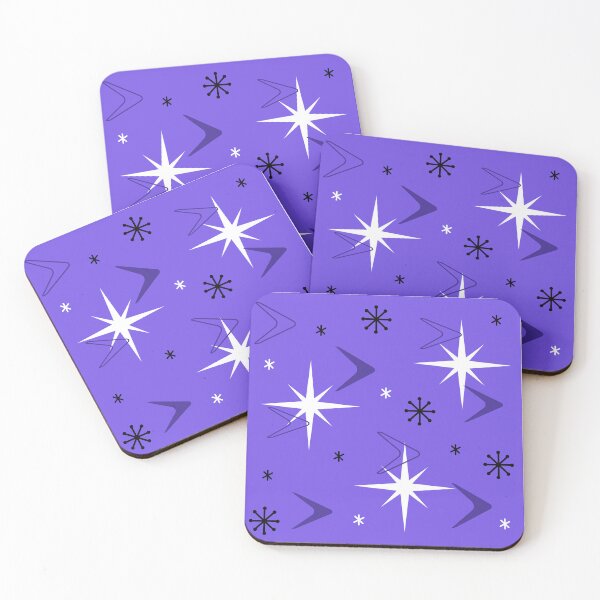 Item preview, 1950s Retro Art Boomerangs Indigo designed and sold by thepixelgarden.