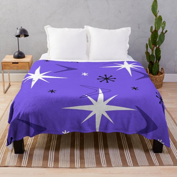 Item preview, 1950s Retro Art Boomerangs Indigo designed and sold by thepixelgarden.