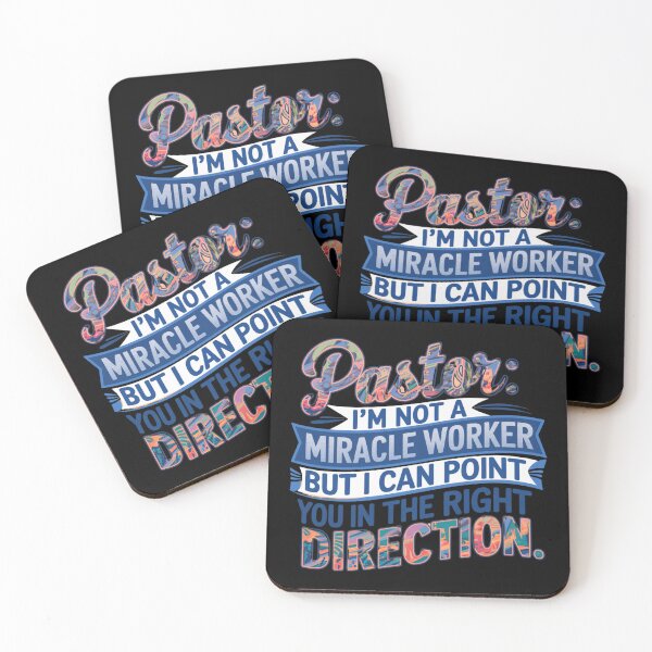 Item preview, Funny Pastor Gifts - I'm not a Miracle Worker but I can point you in the right direction! designed and sold by Heritage Hive Studio.