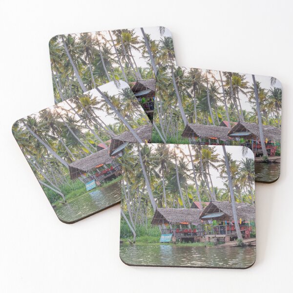 Item preview, Aruna Poovar Backwater Huts - Kerala India designed and sold by TonyCrehan.