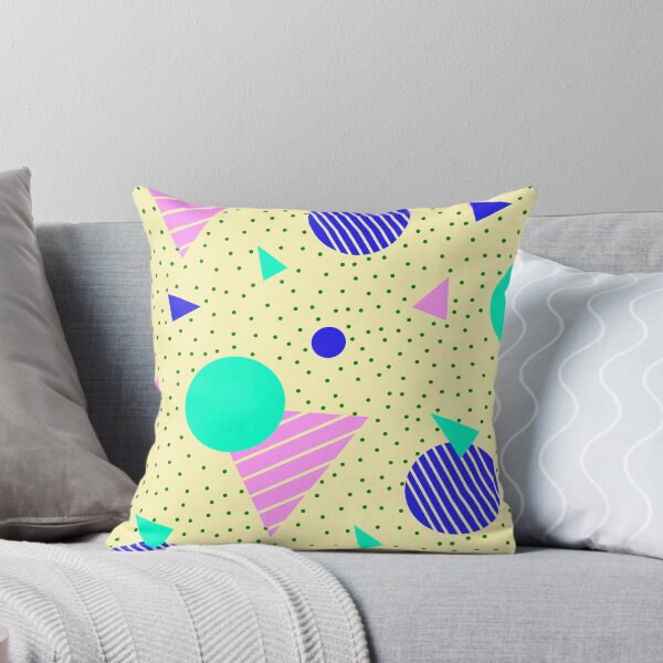 Item preview, Colorful Neon Style Pink Feminine Memphis Pattern designed and sold by EvergreenMotifs.