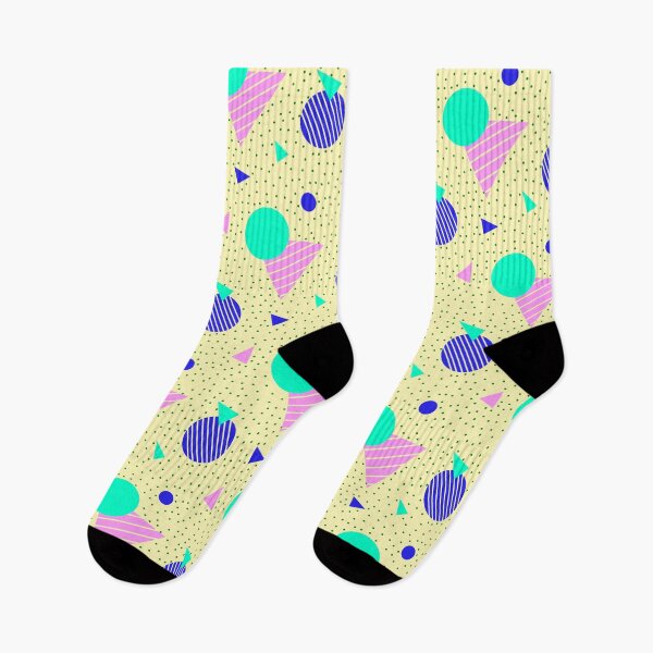 Item preview, Colorful Neon Style Pink Feminine Memphis Pattern designed and sold by EvergreenMotifs.