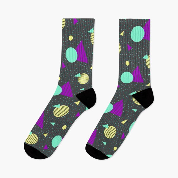 Item preview, Colorful Neon Style Pink Feminine Memphis Pattern designed and sold by EvergreenMotifs.