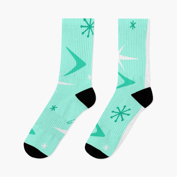 Item preview, 1950s Retro Art Boomerangs Mint Green designed and sold by thepixelgarden.