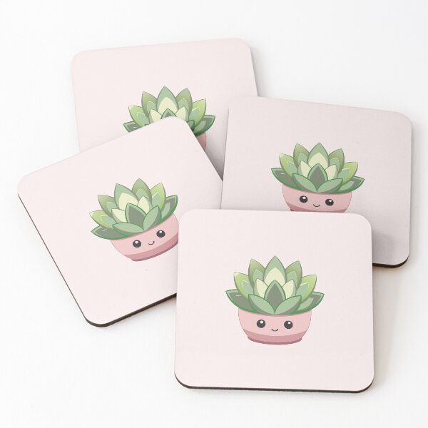 Item preview, cute pastel succulent plant designed and sold by rlav123.