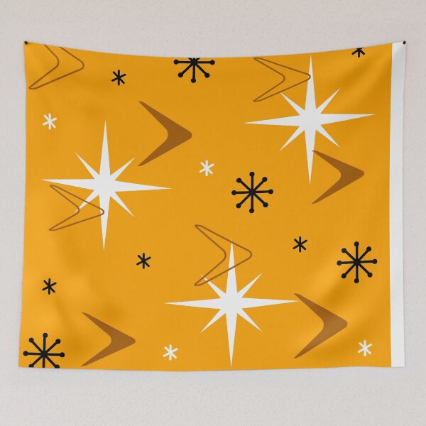 Item preview, 1950s Retro Art Boomerangs Orange designed and sold by thepixelgarden.