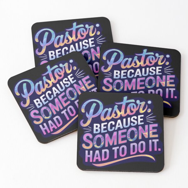 Item preview, Funny Pastor Gifts - Pastor because someone has to do it! designed and sold by Heritage Hive Studio.