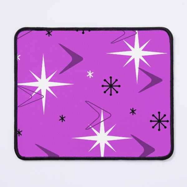 Item preview, 1950s Retro Art Boomerangs Purple designed and sold by thepixelgarden.
