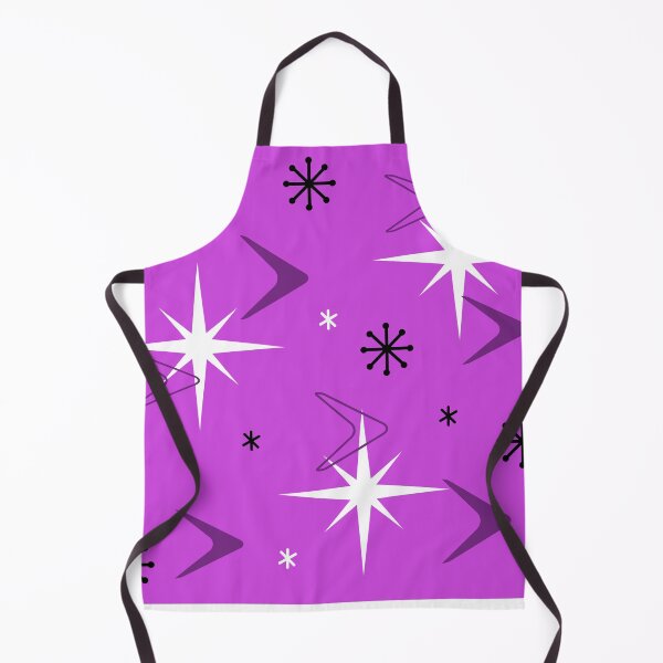 Item preview, 1950s Retro Art Boomerangs Purple designed and sold by thepixelgarden.