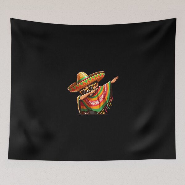 Item preview, Dabbing Mexican Poncho Cinco De Mayo designed and sold by Isabella ✔️ ✔️.