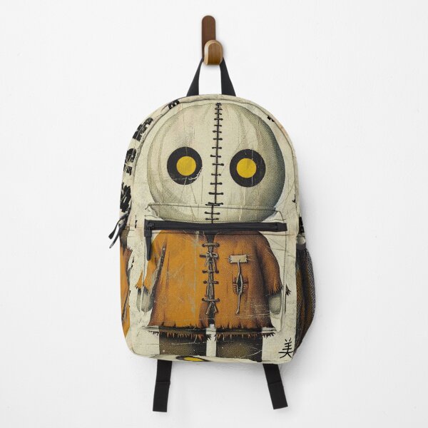 Item preview, Vintage Creepy Doll with Japanese Text | Horror Art Design designed and sold by IAPICTURE.