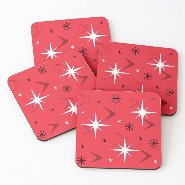 Item preview, 1950s Retro Art Boomerangs Red designed and sold by thepixelgarden.