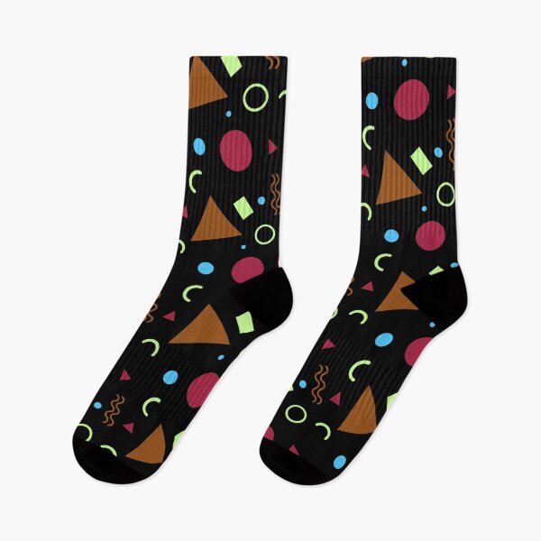 Item preview, 90s Retro Vintage Colorful Geometry Memphis Party Pattern  designed and sold by EvergreenMotifs.