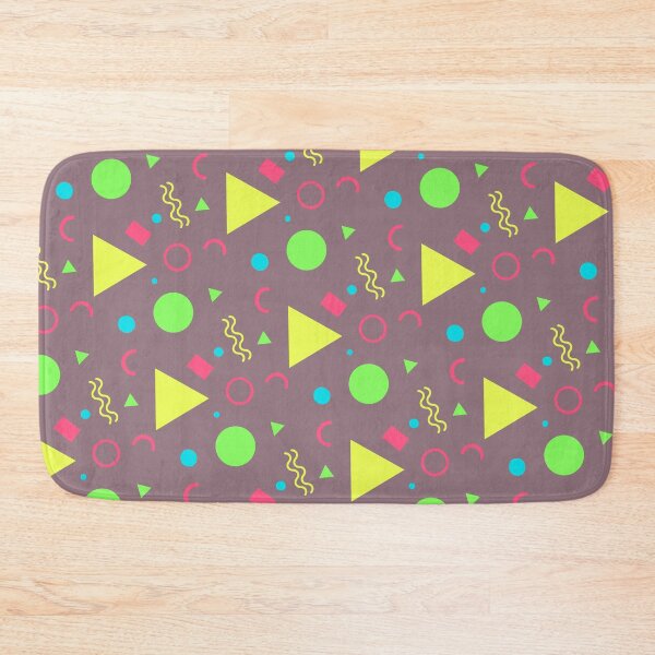 Item preview, Colorful Retro Geometry Memphis Vintage Party Pattern  designed and sold by EvergreenMotifs.